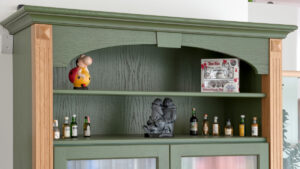 Landhausküche mit traditioneller offener Nische