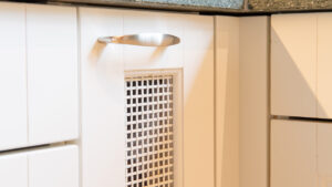 Landhausküchen-Element mit Handtuchkasten