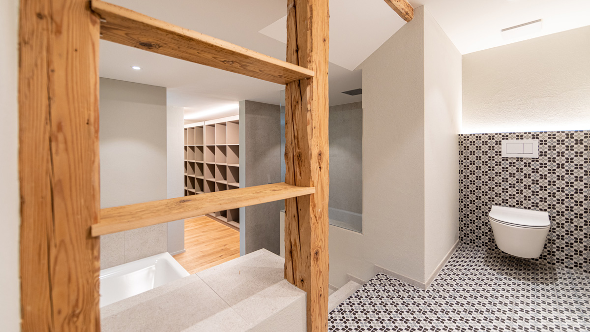 Badrenovation Landhausstil