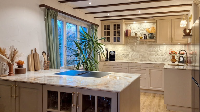 Umbau Büroraum zu Landhausküche nach Mass